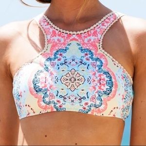 Seafolly Marrakech High Neck Bikini Top